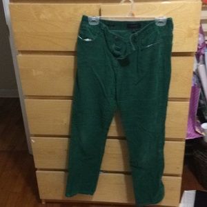 Talbots Christmas green corduroy trousers